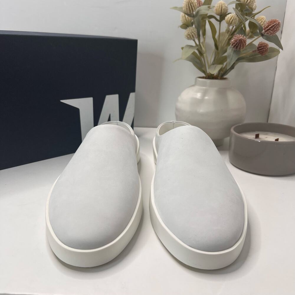 Wolf & Shepherd Shoes Cruise Mule Slip On Brilliant White Men 11/Women 12.5 NWB - Picture 2 of 10